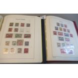 Germany post offices abroad, collection of mint and used stamps in two Lighthouse printed albums and