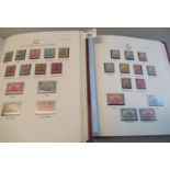 Germany post offices abroad collection of mint and used stamps in two Stanley Gibbons Oriel albums