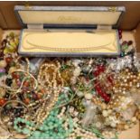 Collection of costume jewellery including simulated pearls etc. (B.P. 21% + VAT)