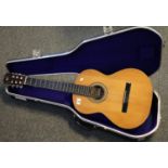 Cuenca Spanish six-string acoustic guitar, in fitted case. (B.P. 21% + VAT)
