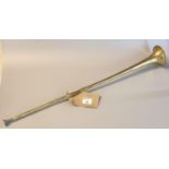 A brass post horn by Boosey & Hawkes of London. (B.P. 21% + VAT)