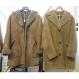 Two vintage sheepskin jackets. (2) (B.P. 21% + VAT)