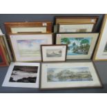 Group of assorted furnishing prints, landscapes and other pictures (10). (B.P. 21% + VAT)