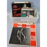 Records: collection of Billy Fury LPs and singles. 'The Sound of Fury' (mono) LP, DRL-4799-2A,