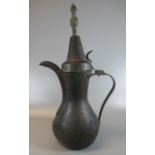Omani type Dallah coffee pot. 43cm high approx. (B.P. 21% + VAT)