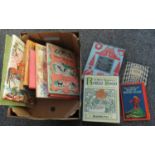 Small box of books to include: first edition of 'A Book of Toys' written and illustrated by Gwyn