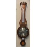 Edwardian style mahogany wall barometer. (B.P. 21% + VAT)