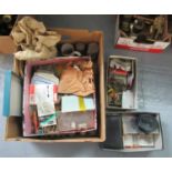 Box of fishing equipment to include; flies, lures, weights, floats etc. (B.P. 21% + VAT)