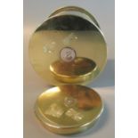 Brass shell case paperweight. Shell case marked 1916 & 1915. Together with another shell case ash