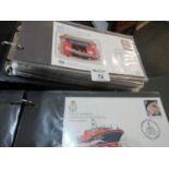 Great Britain collection of RNLI Lifeboat covers 1974 - 1990 in five albums. Number 1 to 184.