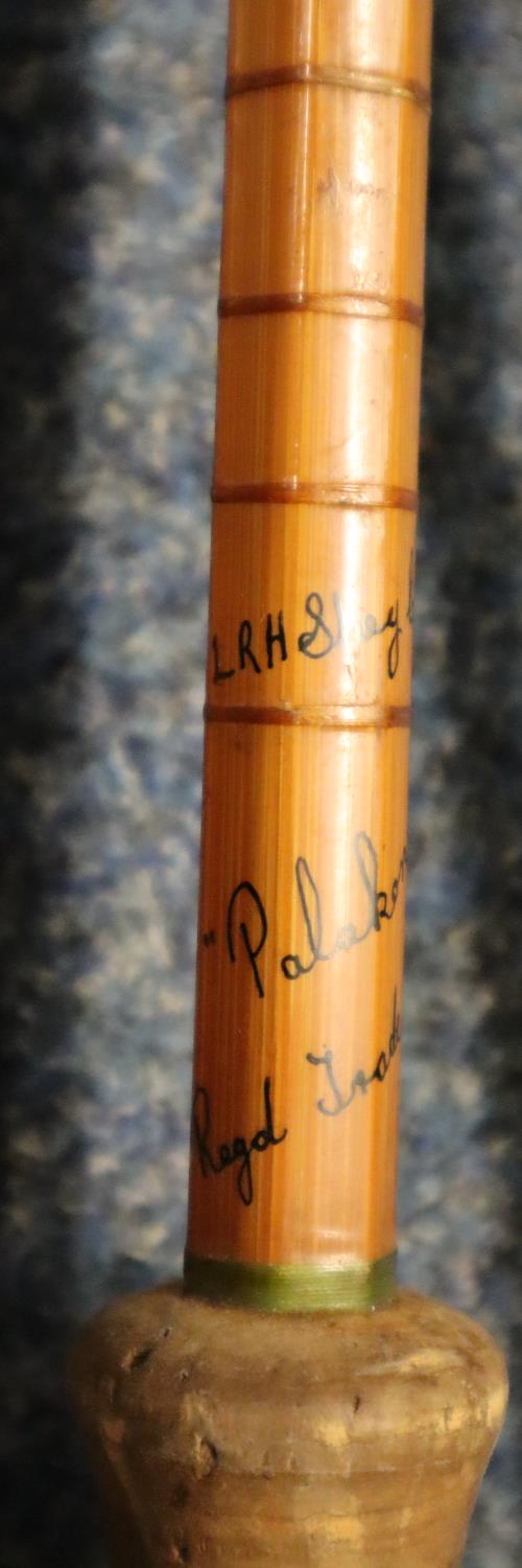 Vintage Hardy Palakona 3 piece split cane fishing rod. (B.P. 21% + VAT) - Image 2 of 2
