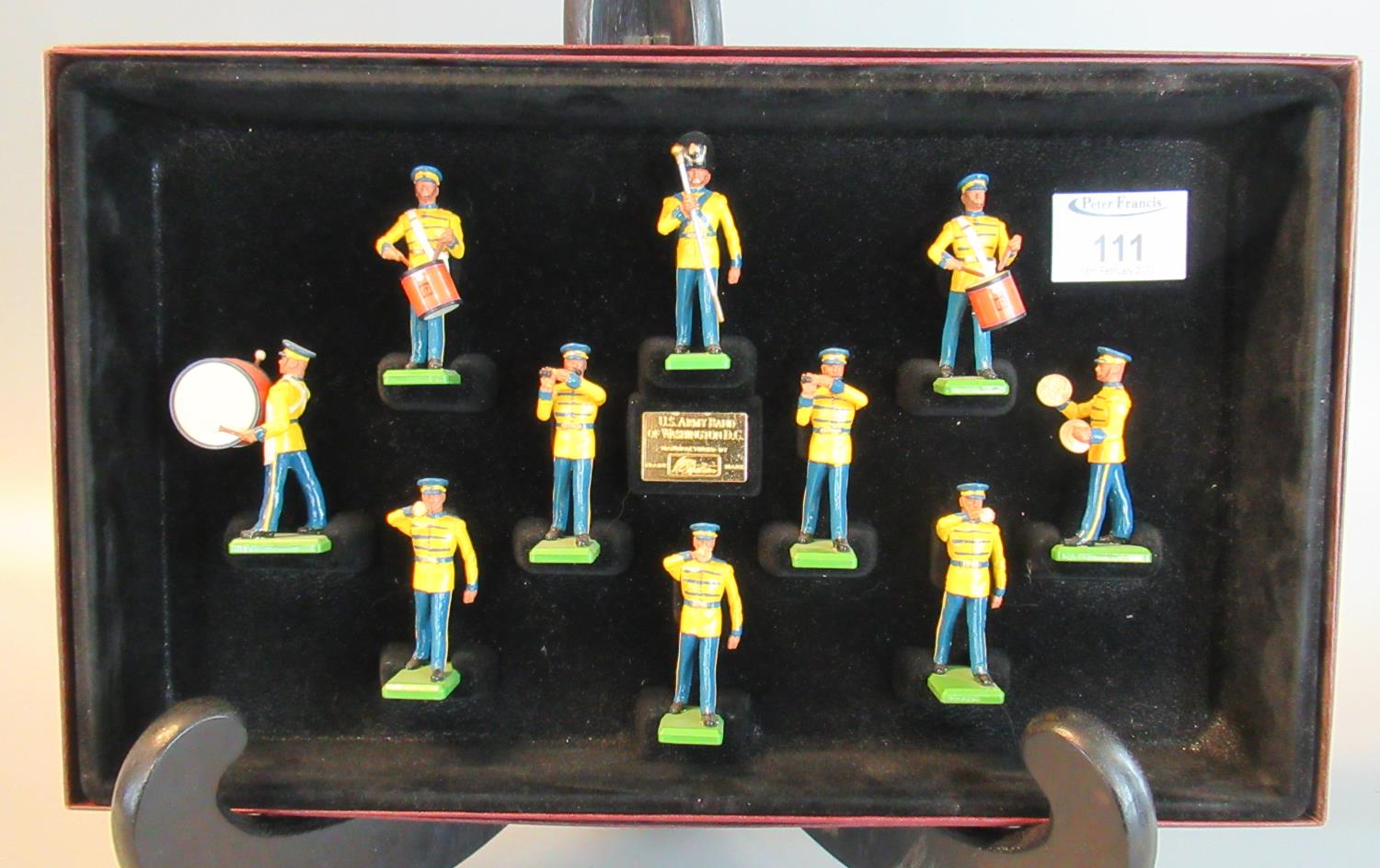 Britains 'The United States Army band of Washington D.C' figures in original box. (B.P. 21% + VAT)