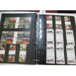 Great Britain collection of stamp gutter pairs in white file. 2003-2005 period. All u/m mint. (B.