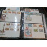 Isle of Man collection of stamp first day covers 1973 - 1990 period in two albums. (B.P. 21% + VAT)
