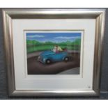 After Paul Horton, 'A Grand Day Out' artist proof, limited edition coloured print no. 7/49. 32 x