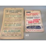 Group of original musical type posters to include The Winter Gardens Llandudno, New Theatre
