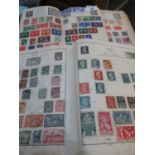 All world stamp collection in three old albums. 100's of stamps. (B.P. 21% + VAT)
