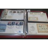 Great Britain collection of first day covers in red album 1979-1996 period, all with special