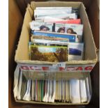 Postcards all world selection of cards in three boxes. 100's. (B.P. 21% + VAT)