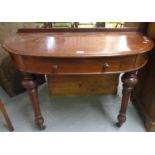 Victorian mahogany duchess type dressing table (incomplete). (B.P. 21% + VAT)