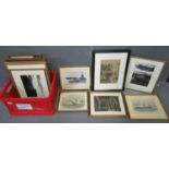 Box of assorted furnishing pictures various. (B.P. 21% + VAT)