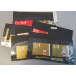 Great Britain selection of 1st Class self adhesive booklets in booklets of 4,6,12, 48 booklets. (B.