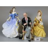 Royal Doulton bone china figurine 'The Doctor' HN2858, together with a Royal Doulton figure of the