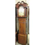 Complete with single weight and pendulum.Early 19th century Welsh 30 hour longcase clock marked