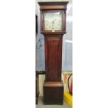 19th century oak cased 30 hour cottage long case clock by C Stoke of Bewdley, Shropshire. Complete