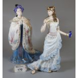 Two Coalport bone china figurines to include 'Aida' and 'Princess Turandot'. (2) (B.P. 21% + VAT)