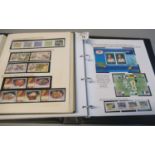 Jersey u/m mint collection of stamps in two albums 1969-2010 period including mini sheets. (B.P.