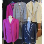 Six ladies jackets, three with their original labels, unworn, including a Jaeger navy jacket with