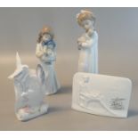 Lladro Spanish porcelain Collectors Society sculpture 'Art Brings us Together', together with a