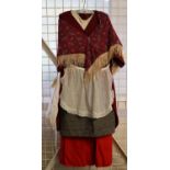 Mid century child's Welsh costume,the Cloth reportedly from Abel's Mill Bronwydd. (B.P. 21% + VAT)