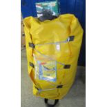 'Ark' FD.2 Fishduc inflatable car boot dingy in original plasticised canvas bag with electric