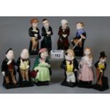 Collection of Royal Doulton David Copperfield Dombey & Son and Old Curiosity Shop figurines to