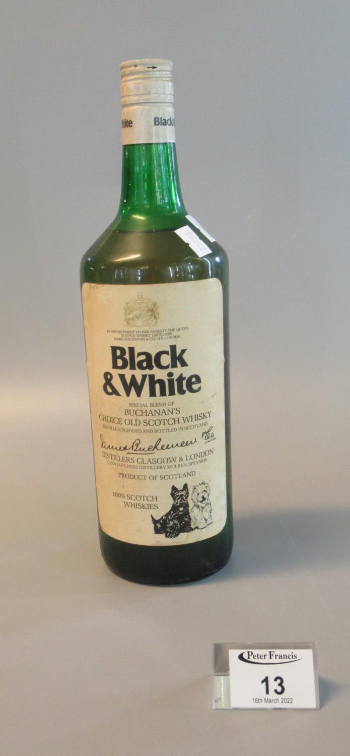 James Buchanan, Black and White Choice Old Scotch Whisky, appearing full and sealed. (B.P. 21% +