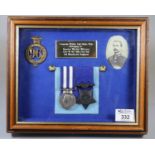 Queen Victoria Egypt medal 1882-89 awarded to Quartermaster W Facer 96th foot and second