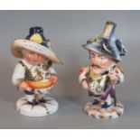 Two Royal Crown Derby Mansion House (Dwarf) figurines to include 'Millennium Dwarf