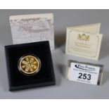 2019 East India Company Charles II guinea £2 proof coin. Original box with certificate of