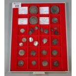 Collection of approx 25 shipwreck coins to include William III from the English flagship (