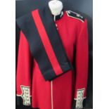 Welsh guards officers long tunic with pair of matching dress trousers, blue. (2) (B.P. 21% + VAT)