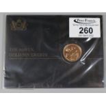 2018 gold proof sovereign in original card case with sealed clear cover. (B.P. 21% + VAT)