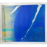 Neil Canning, (British contemporary), a large abstract screen print, untitled. Artist proof,