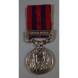 Queen Victoria India General Service medal with clasp for Burma 1885-67 awarded to 2375 Private E