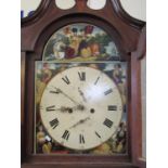 Early 19th century Scottish mahogany eight day longcase clock marked Peter Kier, Falkirk. The