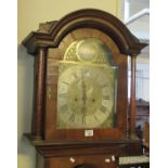 Early 19th century mahogany eight day longcase clock marked John Vise, Wisbech, having a brass