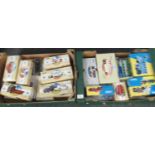 Two boxes of Corgi Diecast model vehicles all in original boxes to include Corgi Classics, Metro