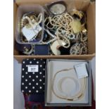 A collection of costume jewellery and beads etc. (B.P. 21% + VAT)