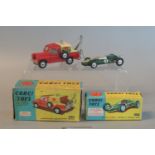 Two vintage Corgi toys in original boxes, to include 155 Lotus-Climax Formula 1 racing car, and 417S
